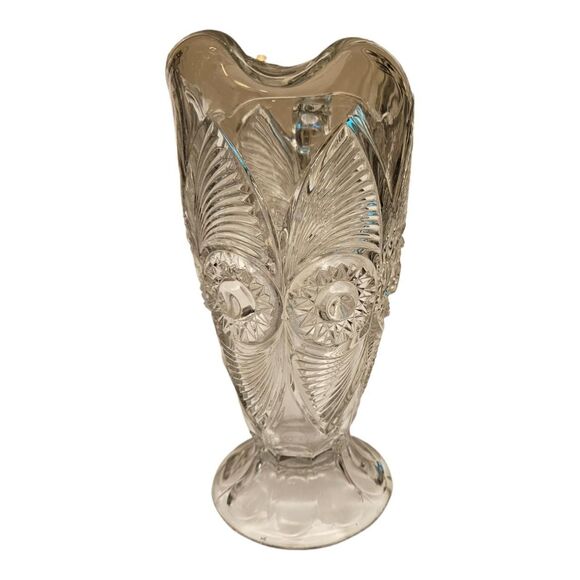 VTG US Glass Crystal Water Pitcher - Picture 4 of 7